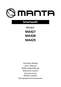 Manuale Manta MA428 Smartwatch