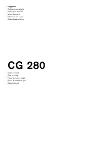 Manuale Gaggenau CG280210 Piano cottura