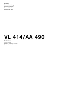 Manuale Gaggenau AA490110 Cappa da cucina