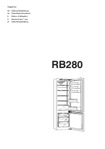 Bedienungsanleitung Gaggenau RB280302 Kühl-gefrierkombination
