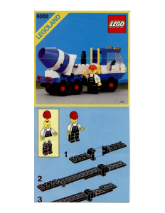 Manual Lego set 6682 Town Cement mixer