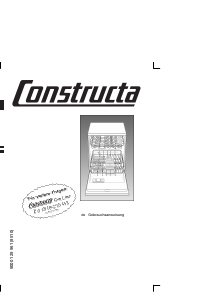 Bedienungsanleitung Constructa CG345S2EU Geschirrspüler