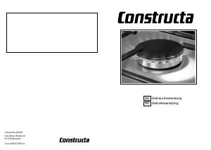 Handleiding Constructa CA274230NL Kookplaat