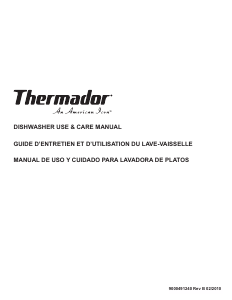 Mode d’emploi Thermador DWHD410GFM Lave-vaisselle