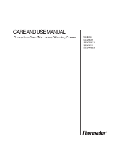 Manual Thermador SEMW272BS Oven