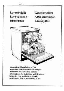 Manual Smeg PL421EB Dishwasher