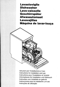 Manual Smeg PL942 Máquina de lavar louça