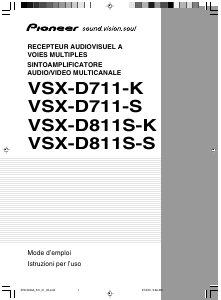 Manuale Pioneer VSX-D711-K Ricevitore