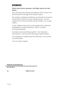 Használati útmutató Siemens HC857580F Tűzhely