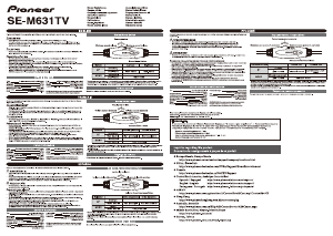 Manual de uso Pioneer SE-M631TV Auriculares