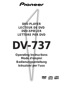 Manuale Pioneer DV-737 Lettore DVD