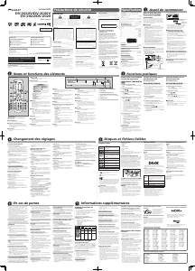 Mode d’emploi Pioneer DV-3022 Lecteur DVD