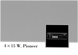 Manual de uso Pioneer DEH-915RDS Radio para coche