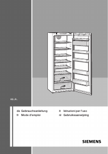 Bedienungsanleitung Siemens KS38RX96 Kühlschrank