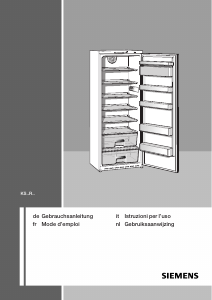 Bedienungsanleitung Siemens KS38RV73EU Kühlschrank