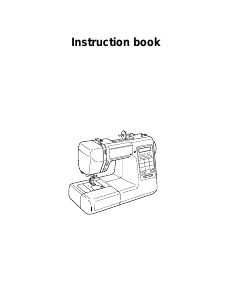 Manual de uso Janome DC5100 Máquina de coser