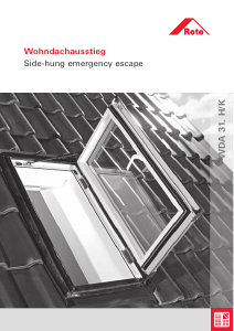 Посібник Roto Klassik WDA 31 H/K Мансардне вікно