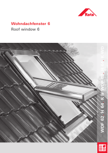 Manual Roto Klassik WDF 62 H 64 K Fereastră de acoperiș
