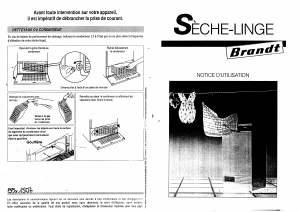 Mode d’emploi Brandt SLC967 Sèche-linge