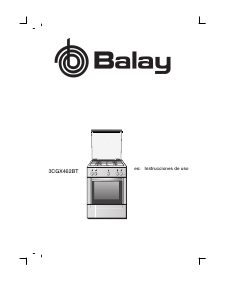 Manual de uso Balay 3CGX462BT Cocina