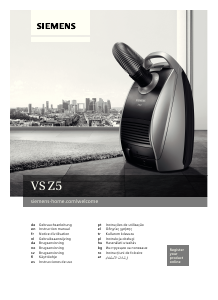Manual Siemens VSZ5XTRM6 Vacuum Cleaner