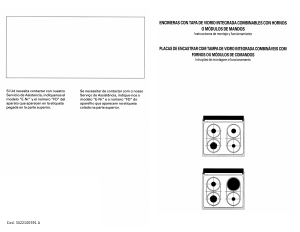 Manual de uso Balay 3EC343B Placa