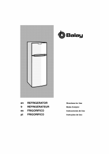 Mode d’emploi Balay 3FEL2355 Réfrigérateur combiné