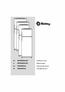 Handleiding Balay 3FF4730B Koel-vries combinatie