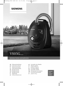 Manual Siemens VS05G2510 Vacuum Cleaner