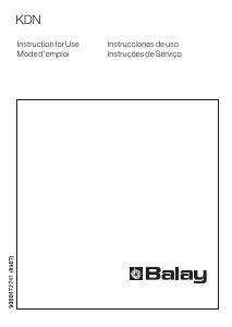 Manual Balay 3FFB3420 Fridge-Freezer