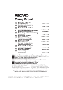 Manual de uso Recaro Young Expert Asiento para bebé