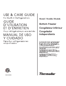 Manual Thermador T36IT70FNS Fridge-Freezer