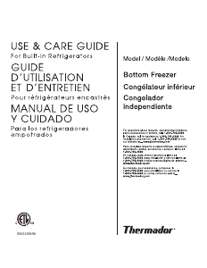 Mode d’emploi Thermador T36IT70PNS Réfrigérateur combiné