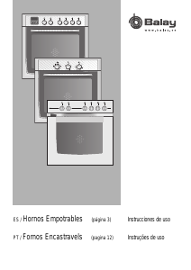 Manual de uso Balay 3HF503N Horno