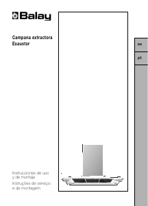 Manual de uso Balay 3BC798XAD Campana extractora