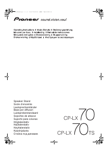 Manual de uso Pioneer CP-LX70 Altavoz