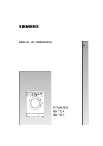 Bedienungsanleitung Siemens WXLM112GB Waschmaschine