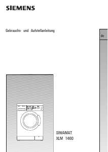 Bedienungsanleitung Siemens WXLM1460FG Waschmaschine