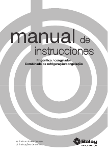 Manual Balay 3FSW2401 Frigorífico combinado