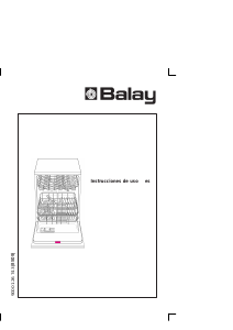 Manual de uso Balay 3VS340ID Lavavajillas