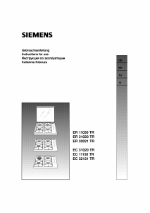 Handleiding Siemens EC11150TR Kookplaat