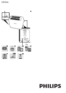 كتيب محمصة كهربائية HD2570 Daily Collection Philips