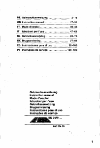 Handleiding Siemens EK70520 Kookplaat