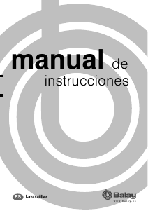 Manual de uso Balay 3VN301IA Lavavajillas