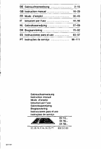 Mode d’emploi Siemens EK71554 Table de cuisson