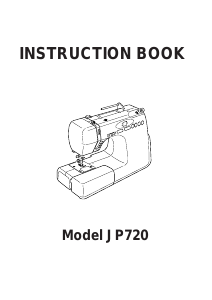 Manual Janome JP720 Sewing Machine