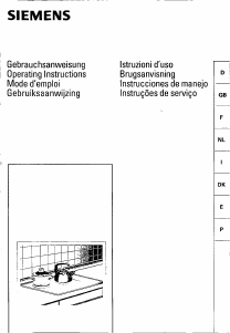 Manuale Siemens ET76420 Piano cottura
