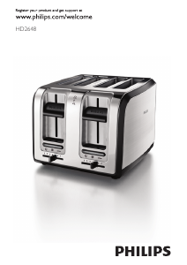 Bedienungsanleitung Philips HD2648 Toaster