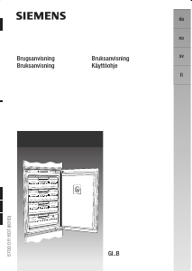 Käyttöohje Siemens GI12B40 Pakastin