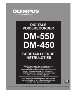 Handleiding Olympus DM-450 Audiorecorder